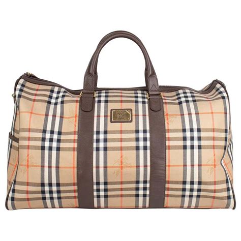 burberry duffle bag women's|Burberry leather duffle bag.